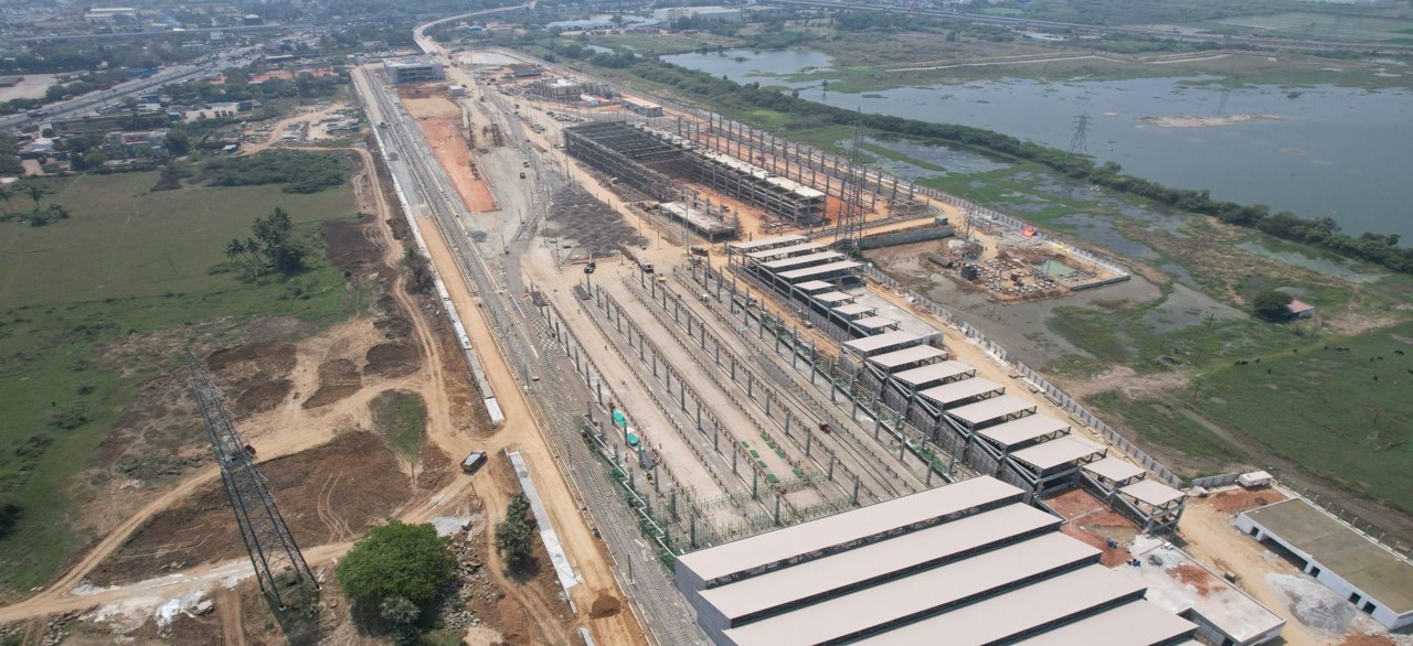 Depot at Poonamalee, Chennai Metro Project
