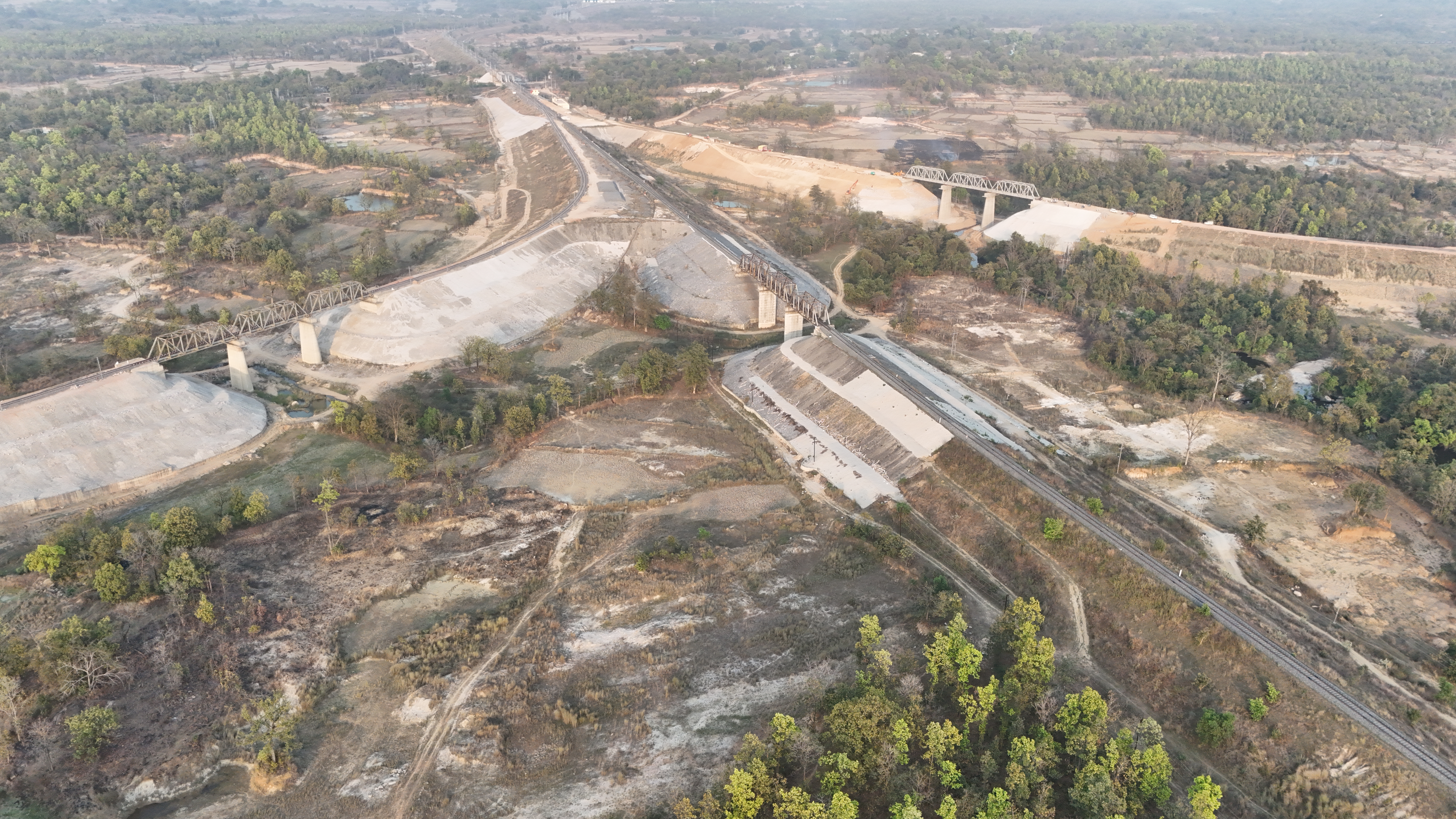 Junction Point of MGR & Siding (Laikera & Kechobahal) Railway Lines, NTPC DSTPP Project Odisha