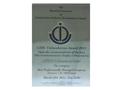 All-India Export Excellence Award of EEPC INDIA for 2010-11